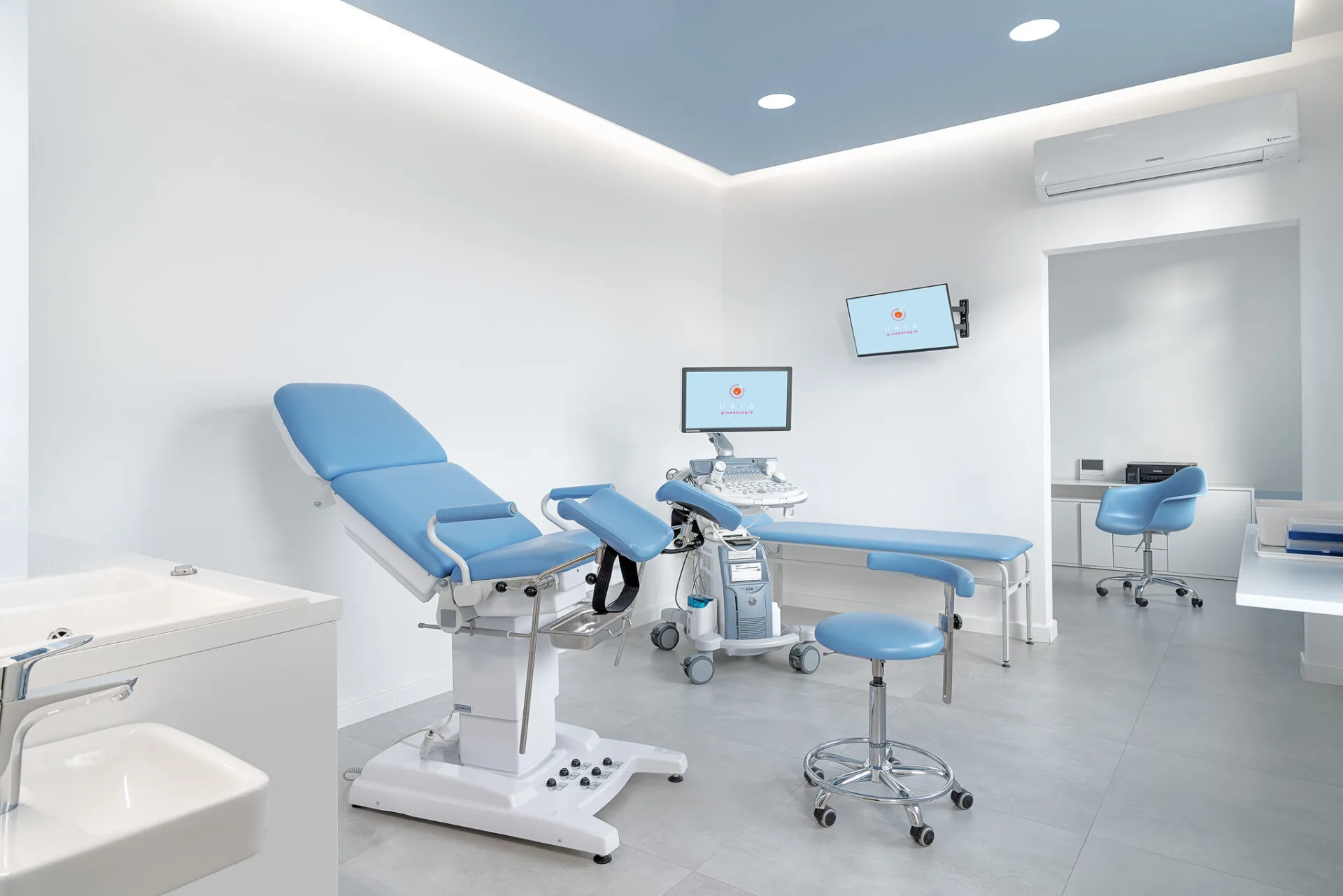 Medical clinic interior
