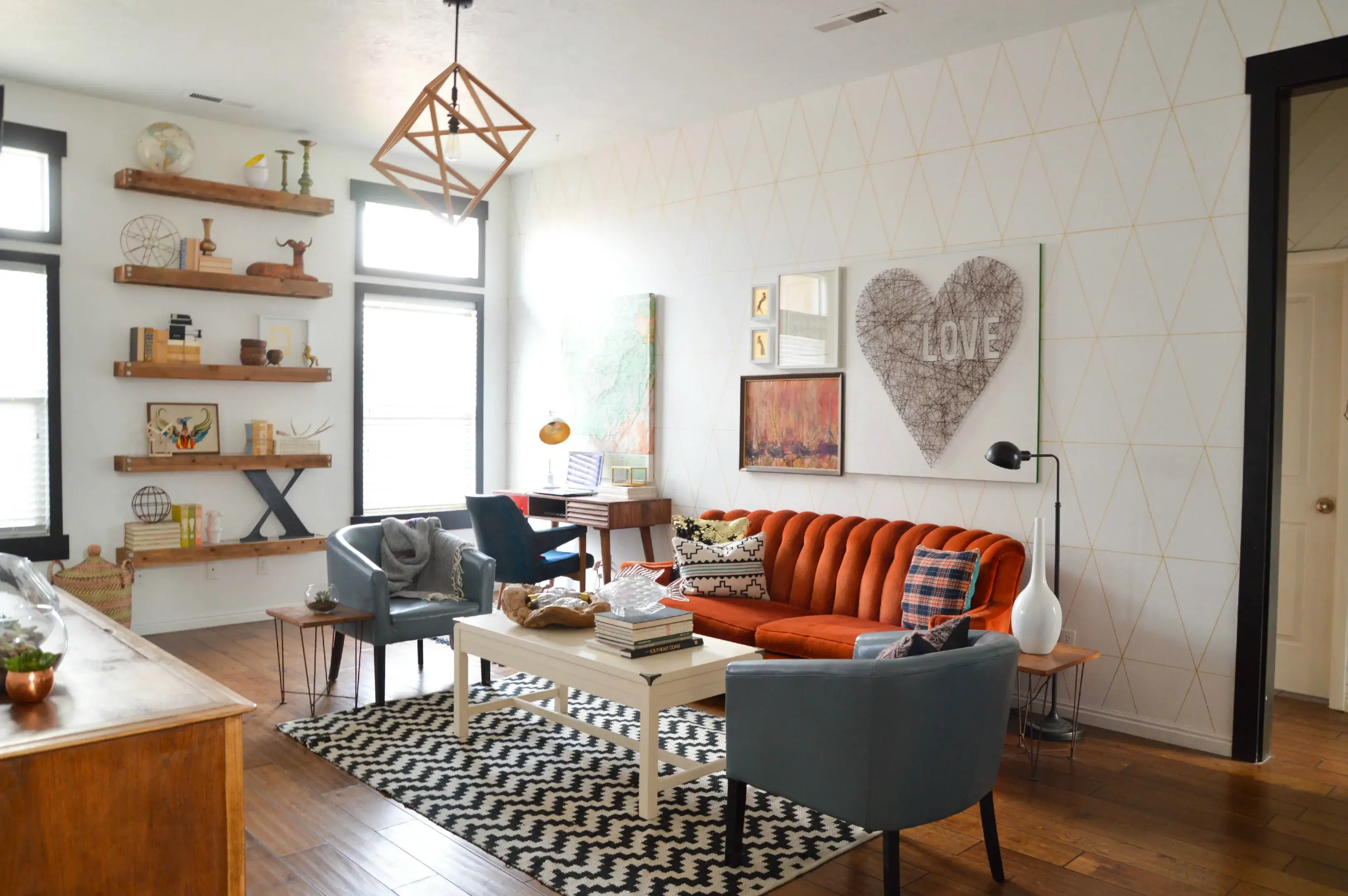 Retro Style Living Rooms
