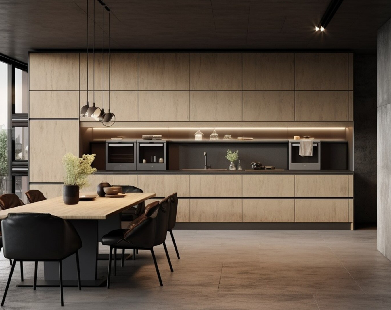 Straight Modular Kitchen